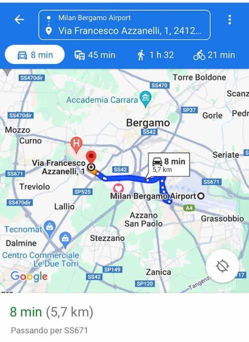 Da Antonella Apartment Bergamo Bagian luar foto